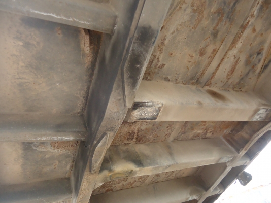 ขายด่วนหาง3เพลาแท้ดั๊มกระบะสามมิตรลอนเฉียงยาว9เมตรปี50