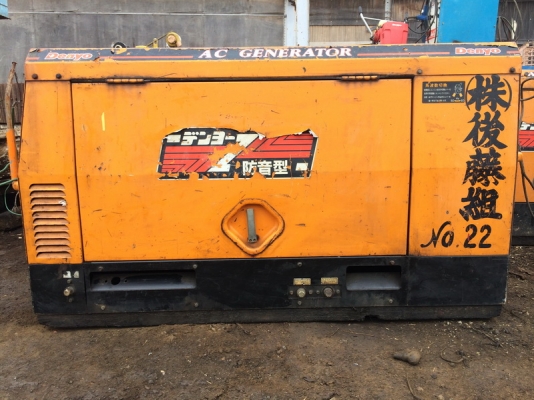 เครื่องปั่นไฟ DENYO DCA-12.5SPK นำเข้า มือสองญี่ปุ่น