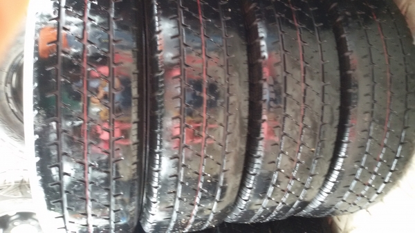 ขายยาง 195 R14 บิสโตนชุดละ4800