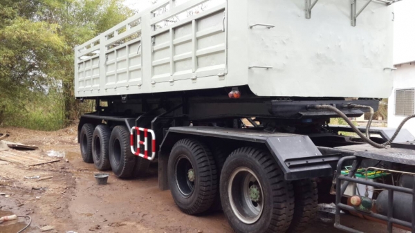 ขายด่วนหัวลาก3MFพร้อมหางดั้มสามเพลาสวยสุดๆราคาโทร0843923995