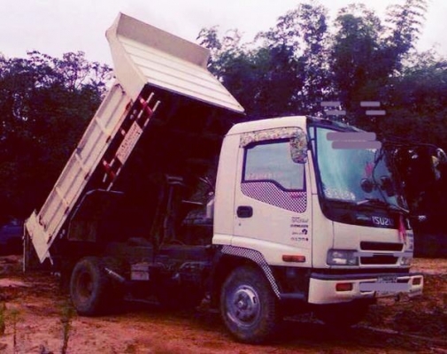 **980,000 บ.ต่อรอง**ขาย6ล้อดั้มดิน ISUZU DECA FRR 6HL1-205HP เครื่องแน่น แรง แห้ง เกียร์ดีไม่หอน ช่วงล่างคัสซีสวยไม่ปะไม่ดาม Fหน้า-หลัง กระบะดั้มเหล็ก5ตันยิงหน้า3.60ม.สภาพสวย พื้นดีข้างสวยไม่มีผุ หัวเก๋งสวยภายในสวยคอนโซลเต็ม พ.พาวเวอร์ เบรคทริฟฟี่ แอร์เย็