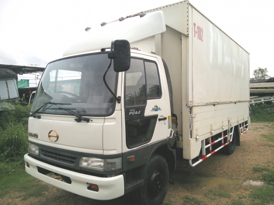 6 ล้อกลาง  ตู้ปีกนก   *Euro.2*  HINO  สมอทอง FC4J 150 แรงม้า *ยาว 5.50 ม.* รถสวยจริง *รถห้างแท้* สภาพพร้อมใช้งาน *