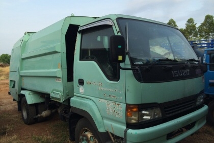 ขายรถขยะ อีซูซุ NRR รถมือสองสภาพดีจากญี่ปุ่น เอกสารอินวอยส์