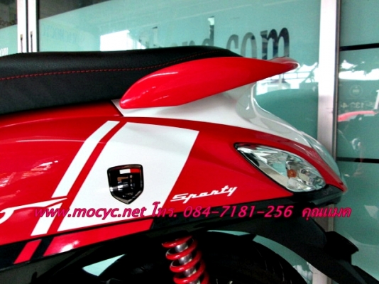 Fino fi  ปี 2557 สีแดงขาว รถเดือน มี.ค.รถ 3 เดือน ไมล์ 4524 โล รุ่นใหม่ล่าสุด ของแถม 3 รายการ 30900