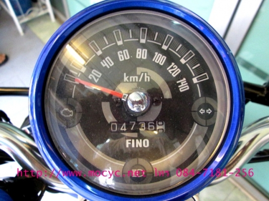 Fino fi  ปี 2557 สีขาวนํ้าเงิน รถเดือน มี.ค.รถ 3 เดือน ไมล์ 4735 โล รุ่นใหม่ล่าสุด ของแถม 3 รายการ 30900