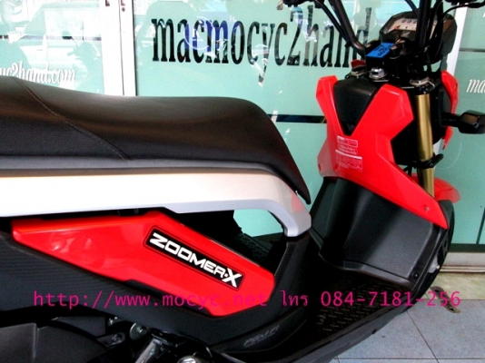 ZOOMER สีแดง รถเดือน ต.ค. ปี 2556 ไมล์ 8 พันโล ของแถม 3 รายการ 39900
