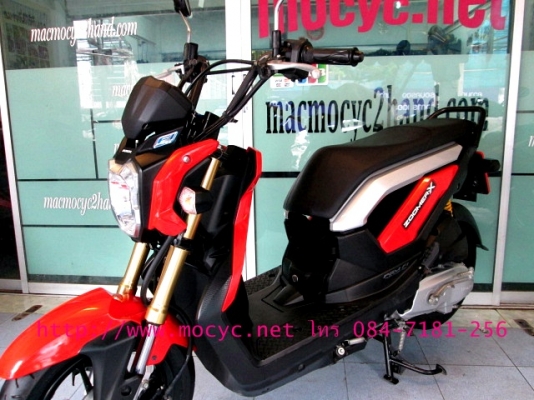 ZOOMER สีแดง รถเดือน ต.ค. ปี 2556 ไมล์ 8 พันโล ของแถม 3 รายการ 39900