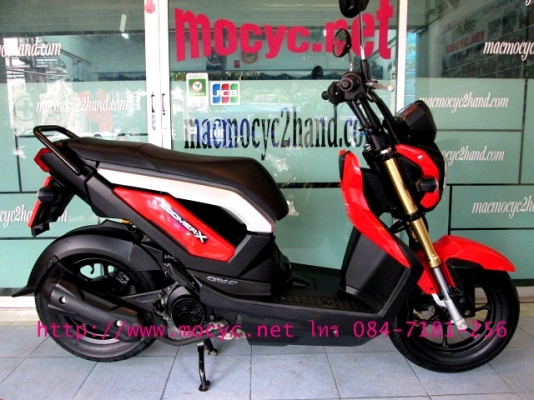 ZOOMER สีแดง รถเดือน ต.ค. ปี 2556 ไมล์ 8 พันโล ของแถม 3 รายการ 39900