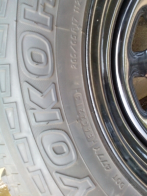 ขายยางYokohama at/s ขนาด 265/65/17พร้อมล้อRock  สภาพสวยๆ