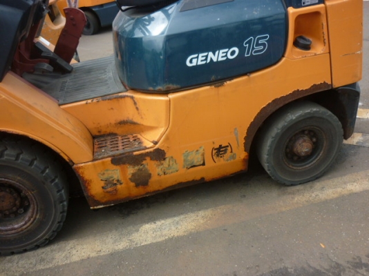 ขายฟอร์คลิฟต์ TOYOTA 7FD15 ( SPECS JAPAN )  รถใช้งานมา 700 กว่า ช.ม , เกียร์ MT , เสา 3 M  , สำหรับลูกค้าที่ต้องการสภาพเดิมแท้จากญี่ปุ่น   สีเดิมและตัวถังสภาพเดิมจากญี่ปุ่น