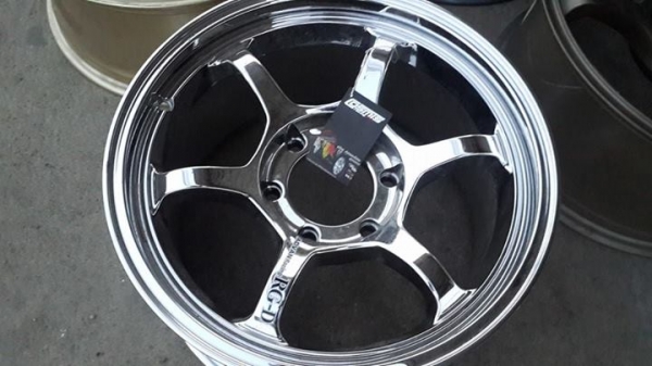 เศษแม็ก มีวงเดียว RG-D โครเมี่ยม ขอบ 17 6รู กว้าง 9