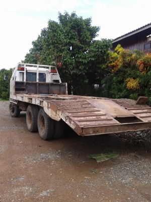 ขายรถสิบล้อเทนเลอร์บรรทุกแบคโฮ 2เพลาMITSUBISHIรถสภาพพร้อมย้ายราคาถูกเอกสารครบ