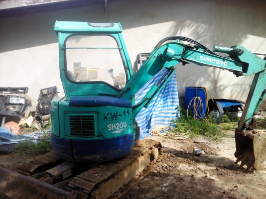 ขายรถแบคโฮSUMITOMO sh20uu-3รถสวยพร้อมใช้ราคาถูกเทียบเท่าขนาด30รุ่นนี้มีพิเศษเฟรมสามารถถ่างกว้างออกได้โดยไฮดอลิครุ่นไหม่มากๆๆเห็นแล้วจะอึ่ง