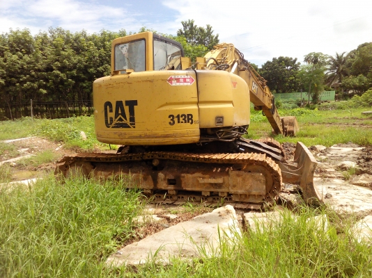 ขายรถแบคโฮ CAT 313B รถภาพดีพร้อมลุยจืดแต่สีแต่รถแรงพร้อมใช้ราคาถูกด่วนยากขาย700,000