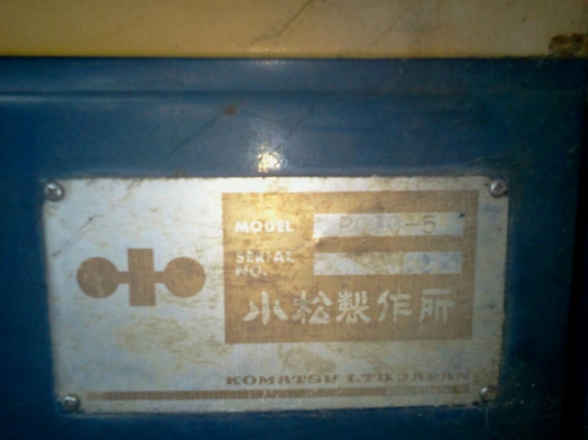 ขายKomatsu Pc60-5 รถพร้อมใช้