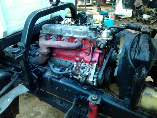 ขายรถดั้ม HINO. Wo4d  117 แรง ต่อไหม่หมดพร้อมใช้งานพวงมาลัยpower