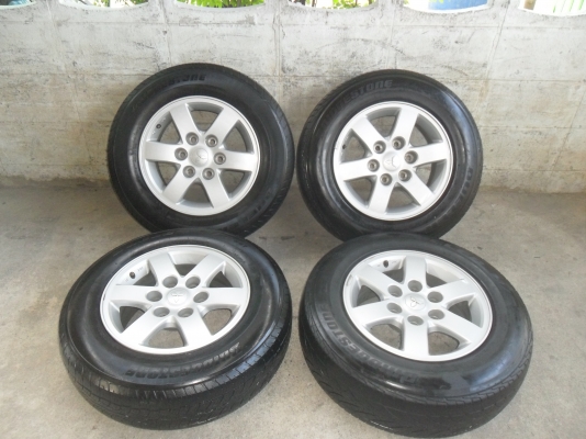 โปรแร๊ง ล้อแม็ก 16นิ้ว 6รู ปาเจโร พร้อมยาง สวยๆ 4 ล้อ ราคา 5000 บาท