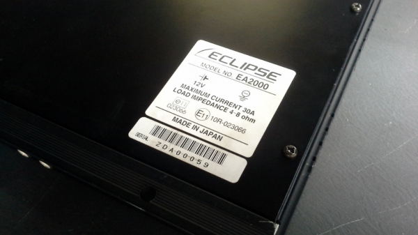 แอมป์ ECLIPSE 200W 2Ch, Made in Japan แอมป์ ECLIPSE 200W 2Ch, Made in Japan