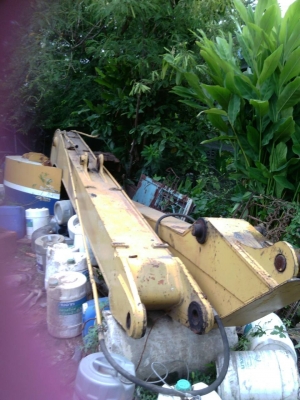 บูมอาม+เวตถ่วงหลัง..ยาว 12 ม.ของนอกมายืด สวยมากของ120...ครบชุด(ยกเว้นกระบอกยก)ขายถูกๆ....