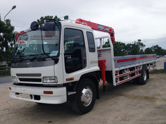 ขายรถสภาพสวยพร้อมใช้งาน I/S DECA 6ล้อ เครื่อง6BD1 เครน3T พร้อมกระบะ