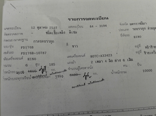 ขายรถ 6 ล้อ HINO FD 176 B / เครื่อง HO7C 185 แรง ยาว 6 เมตร กะบะคอก ขายรถ 6 ล้อ HINO FD 176 B / เครื่อง HO7C 185 แรง ยาว 6 เมตร กะบะคอก