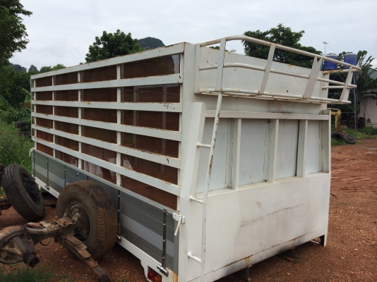 ขายกะบะมิเนียมพร้อมคอกสูง  ถอดลงจาก 6 ล้อ สภาพสวยๆค่ะ