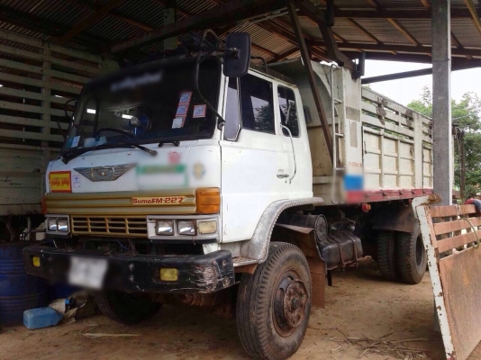 ขายรถบรรทุกสิบล้อดัมพ์ HINO SUMO227 FM227LD เครื่องเดิม EM100-220 แรง ปี 35