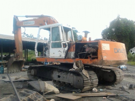 ขายรถแบ็คโฮ DAEWOO 220LC เครื่อง 6D16 turbo ปั๊ม K3V เอกสารเล่มทะเบียน