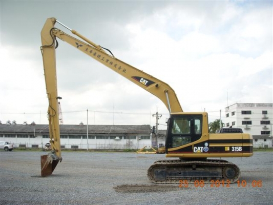 ขายรถขุดบูมยาวมือสอง CAT315B (LR)  S/N : 2DW-00275  Year:2000  Hour:5xxx  สภาพดี นัดดูรถได้โดย MTS