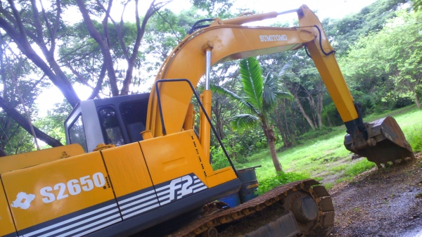 รถแบคโฮ SUMITOMO S2650 F2 คอนโทรลสั้น รถใช้งานดี มีเอกสารอินวอยล์ ราคาต่อรองได้.