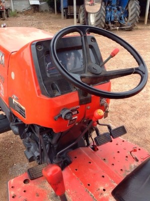 แทรกเตอร์คูโบต้า L4508 สภาพดีเยี่ยม เดิมๆ ทั้งคัน เกียร์ดี ขายพร้อมจอบหมุน 1 เมตร 80