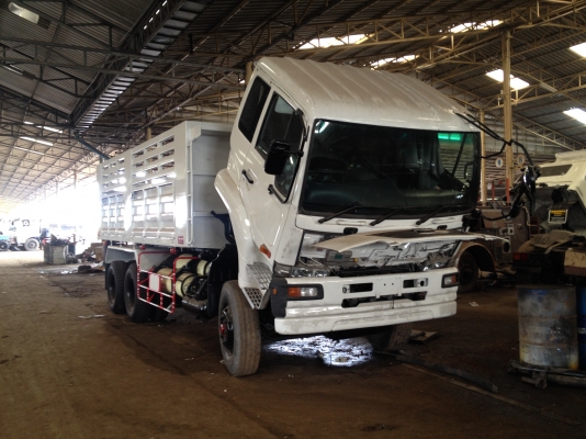 ขาย 10 ล้อ nissan ud เครื่อง PE6 260 แรงม้าระบบ NGV  กระบะดั้มพ์ดิน-ดั้มพ์เกษตร ทำใหม่เช็คใหม่ สภาพสวยไม่แพงครับ