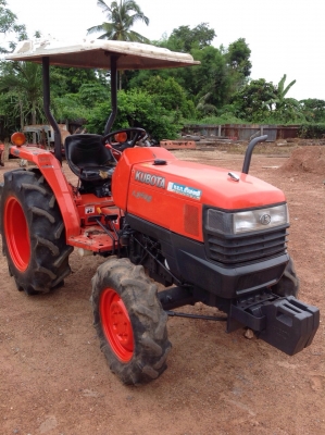 แทรกเตอร์คูโบต้า L3408 สภาพดีเยี่ยม เดิมๆทั้งคัน พร้อมใช้งาน ขายพร้อมจอบหมุน