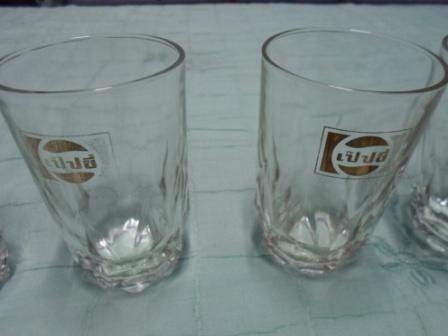 แก้วสะสม เป๊ปซี่ ขายเหมา 10 ใบ 1,000  เหมาะสะสม งานเก่า ราคานี้พร้อมส่งทั่วไทย