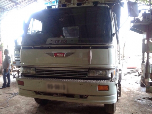 ขายรถบรรทุกสิบล้อดัมพ์ HINO 1M เครื่องเดิม 220 แรง 2 เพลา กระบะดัมพ์มิเนียม ทะเบียนพร้อม