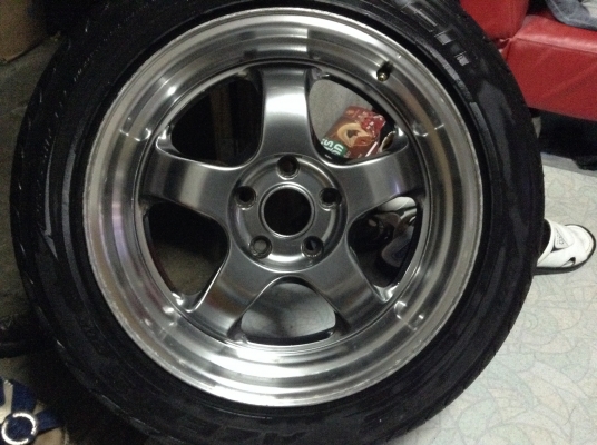 แม็กออฟลึกลาย s1 ขอบ 17กว้าง 7.5 นิ้วพร้อมยาง1คู่