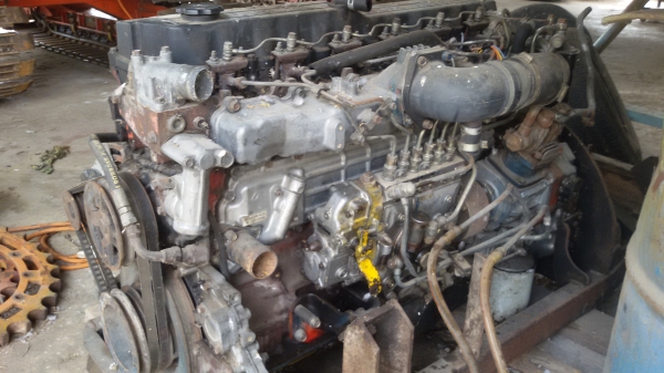 ขายเครื่อง ISUZU 6HE1 195 แรงม้า เครื่องดี สตาร์ทติดนิ่มเลย มีปั้มลม ไม่มีใบคุม