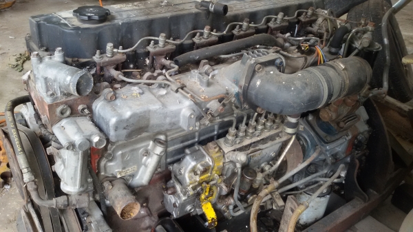 ขายเครื่อง ISUZU 6HE1 195 แรงม้า เครื่องดี สตาร์ทติดนิ่มเลย มีปั้มลม ไม่มีใบคุม