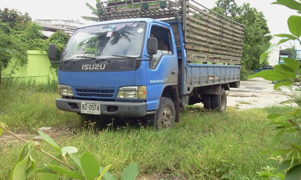 ขายรถ6ล้อisuzu npr120แรงม้า ฝาดำ ถุกๆพร้อมใช้