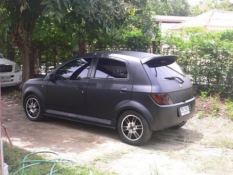 ขายรถ Proton Savvy 1.2 ใช้E20-E85  ตัวTOP ABS AIRBAG 2ใบ ปี2009 เกียร์AMT 2ระบบ ออโต้-ธรรมดา สีดำ-สติ๊กเกอร์ดําด้าน