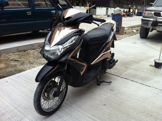 ขาย YAMAHA MIO125I ตัว GTสีดำ-น้ำตาล ปี2013 ราคา 23,500บ.