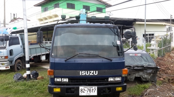 รถบรรทุกติดเครน