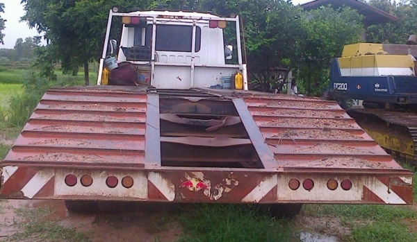 ***ขายแล้วครับขอบคุณ Truck2hand ขายเทเลอร์2เพลา10ล้อ ขึ้นแบคโฮ200 MITSU FN527M-A25128 6D16-195HP เครื่องเดิมเกียร์เดิม 195แรง เครื่องแน่นแรงดี ไม่หลวม เกียร์เดิม10สปีด ช่วงล่างเดิมเบรคใหญ่แล้ว คัสซีสวยเดิมไม่ปะไม่ดา