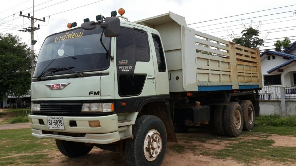 ขายดัมพ์2เพลา HINO FM3MNLD เครื่องM10C 240 สภาพพร้อมใช้งาน พร้อมสโลว์กลาง เอกสารพร้อมหรือเปลี่ยน สัญญาส่งต่อ สภาพดี