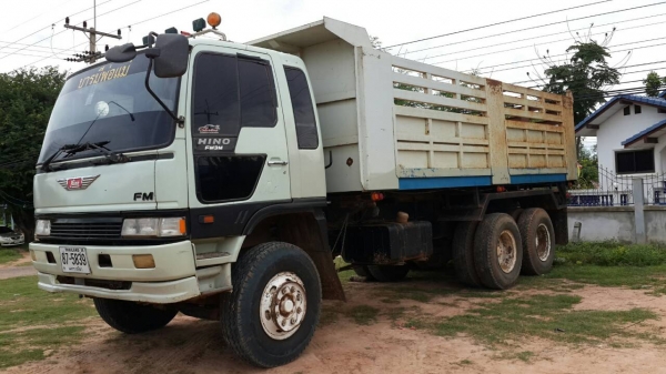 ขายดัมพ์2เพลา HINO FM3MNLD เครื่องM10C 240 สภาพพร้อมใช้งาน พร้อมสโลว์กลาง เอกสารพร้อมหรือเปลี่ยน สัญญาส่งต่อ สภาพดี