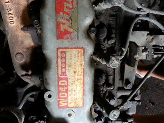 ขายเครื่อง Hino WO4D มีใบหมายเลข ราคาถูก