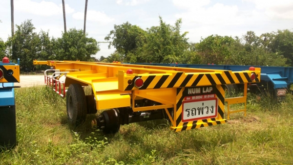 รถเทรลเลอร์  นำลาภ  มงคลสยาม ขายหางก้างปลา  40  ฟุต 2  เพลา   NUM  LAP  ใหม่ ผ่อน 8,000