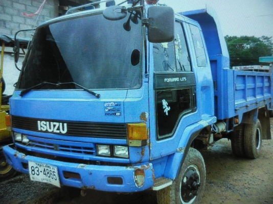ขายรถถบรรทกดั้ม 6 ล้อ ISUZU ROCKY175 เครื่องดีคัสซีสวยทะเบียนเต็ม