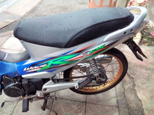 Wave 125 r ปี 50 กุญแจใหญ่ สีน้ำเงิน เทา รถบ้าน สวย เครื่องเดิมๆ มี