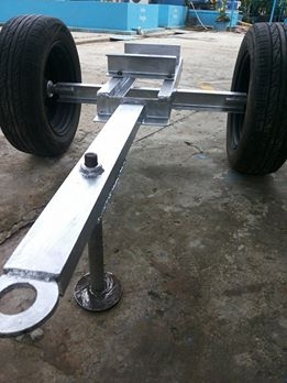 ขายและรับทำแท่นลากเครื่องรถไถสูบน้ำ